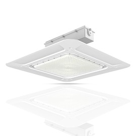180W LED Canopy Light, 25200LM 5700K, Surface Mount Gas Station Ceiling Light, IP65 Waterproof, 100-277V DLC & UL Listed, 800W HID/HPS Equiv. for Airports and Large Warehouses/Stadium/Factory