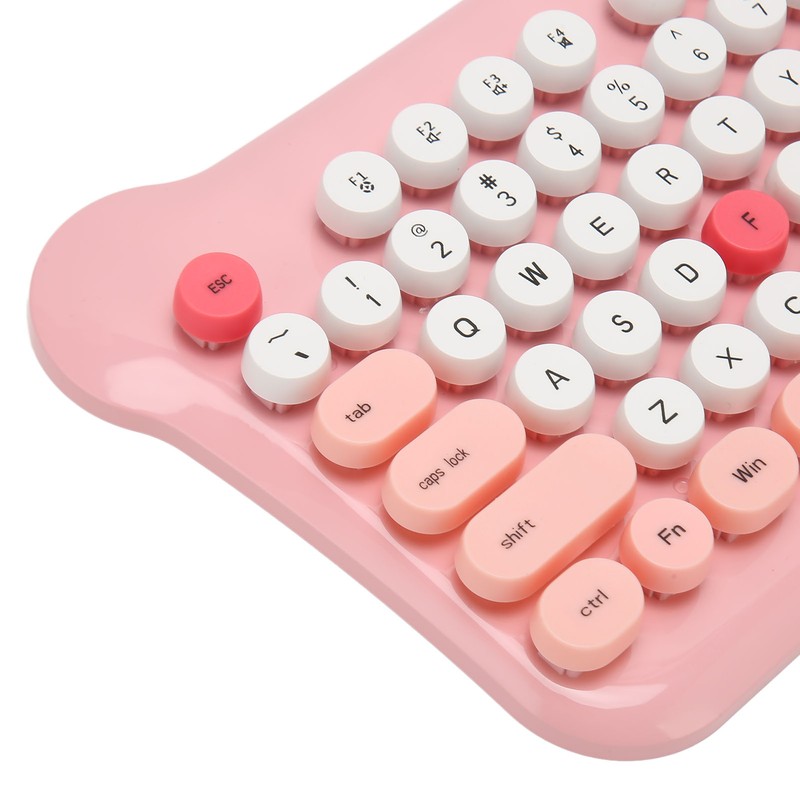 Wireless Keyboard and Mouse 2.4Ghz Connection Cute Keyboard Mouse Set