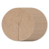 La cordeline 10 discs for mulch, natural, diameter 19 cm,