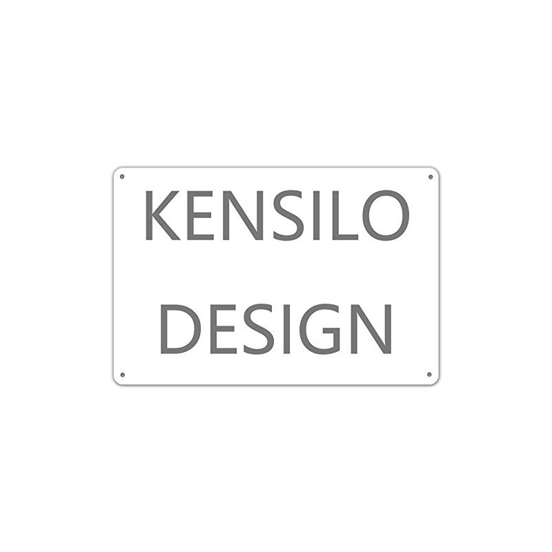 KENSILO Señal de advertencia con texto en inglés «We Reserve