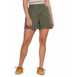 Toad&Co Wanderwell Pleated Shorts Beetle LG (US 12-14)