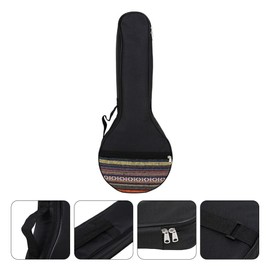 Banjo Container 1pc Banjo Bag 4 String Thick Padded Banjo Gig Bag Banjo Carrying Case Banjo Pouch Musical Instrument Storage Pouch Classic Gig Bag for Banjo Thickened Banjo Cover
