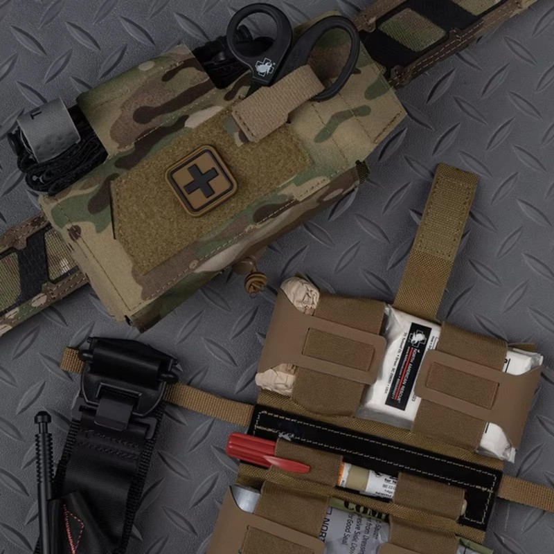 IFAKon Compact V3 Ifak Pouch for Trauma Kit, Quick Pull