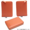 RFID Anti-Theft Magnetic Blocking Genuine Leather Passbook Case (Orange)