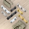 Gatco 1284B Glam All Modern Double Hook, Brushed Brass |