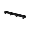 AGKXHDEC Modern Wall Mounted Coat Hook Rack, (Black, 4 Hooks)