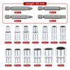 TOMMARS 130PCS Mini Ratchet Set,1/4 Inch Socket Ratchet Wrench Set