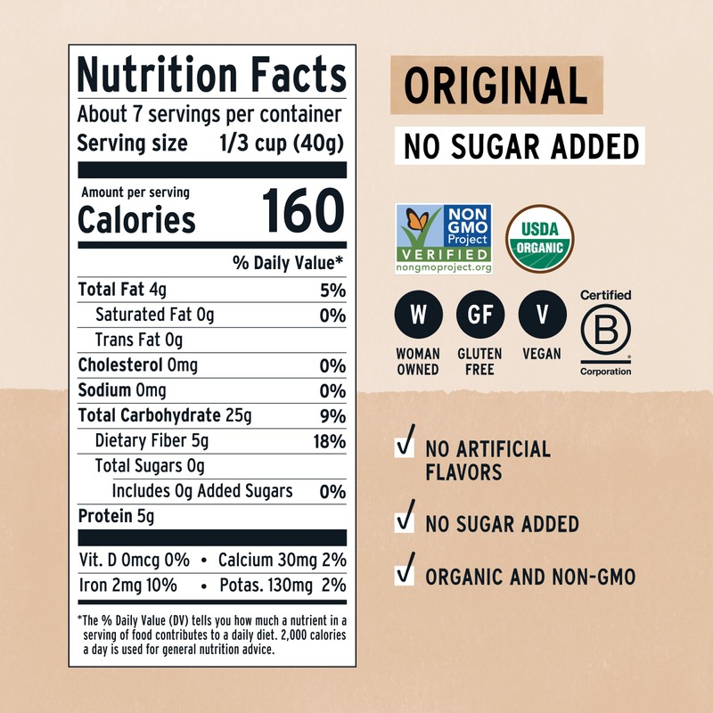 purely elizabeth Superfood Oats, Original, Amaranth, Quinoa Flakes, Flax Seeds,