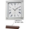 rizumu時計工業 置ki時計 · WALL CLOCK WHITE 17.9x16.2x8.8 cm Citizen Wall Clock
