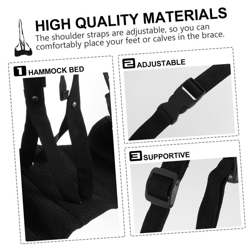 NUOBESTY 1pc Portable Foot Rest Hammock for Airplane Travel Footrest