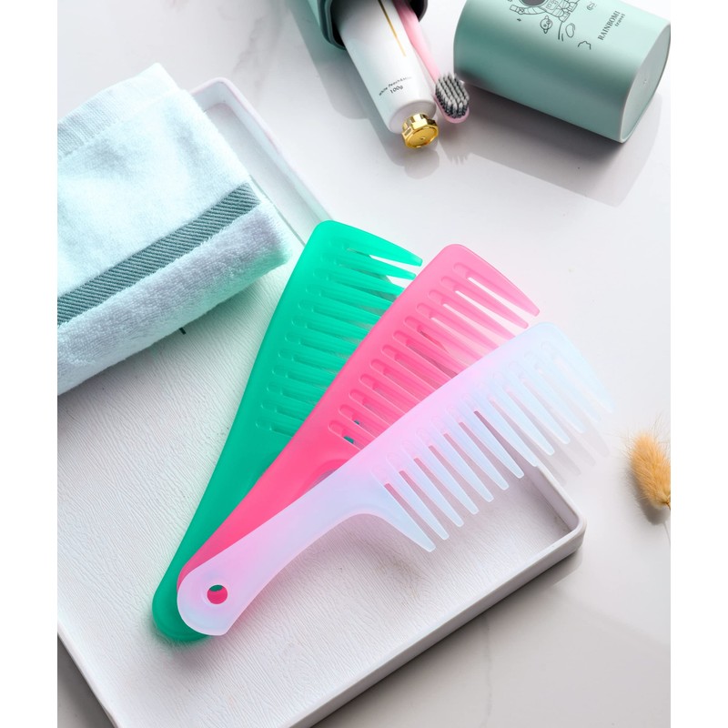 Peine de dientes anchos y peine grande para desenredar el