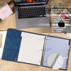 chiazllta 2 Pcs Estate Planning Portfolio Binder with Index Tab