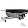 VWACBOAW Utility Trailer Cover, Waterproof Dust Heavy Duty Dump Trailer