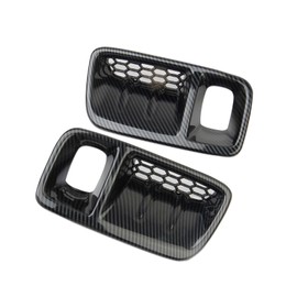 Fewshaw Front Fog Light Lamp Cover Molding Trims Accessories for 2024-2025 Honda Prologue (Carbon Fiber Style)