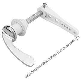 Tiardey Toilet Flush Handle Replacement Universal Toilet Handles Flush Lever Alloy Replacement Flush Lever Kit for Toilet Wc Tank