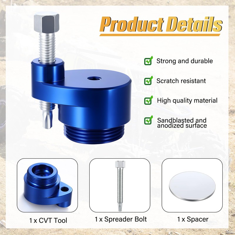Lounsweer Belt Removing Clutch Spreader Tool Kit Clutch Spreader CVT