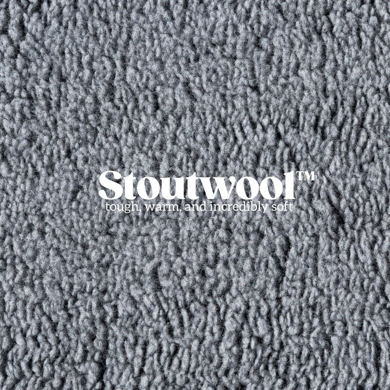 PELZIN Stoutwool 2.0 Indestructible Dog Bed - Soft Chew Proof