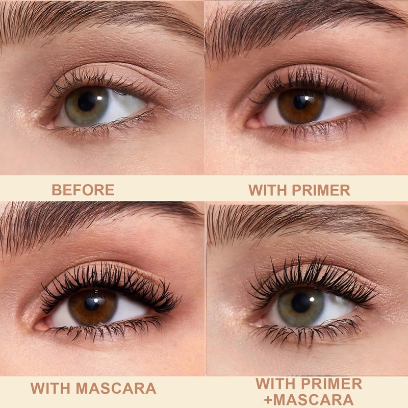 Clear Mascara Primer for Older Women 60 Plus & Fine