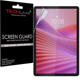 TECHGEAR 2 Pack Anti Glare/Matte Screen Protectors for Lenovo Tab 10.1" 2025 TB311 / TB311FU / TB311XU Matte Screen Protector Covers + Screen Cleaning Cloth & Applicator Card