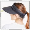 Chrome Crane CB144 Women's Visor Sun Visor, Straw Wide, Brim