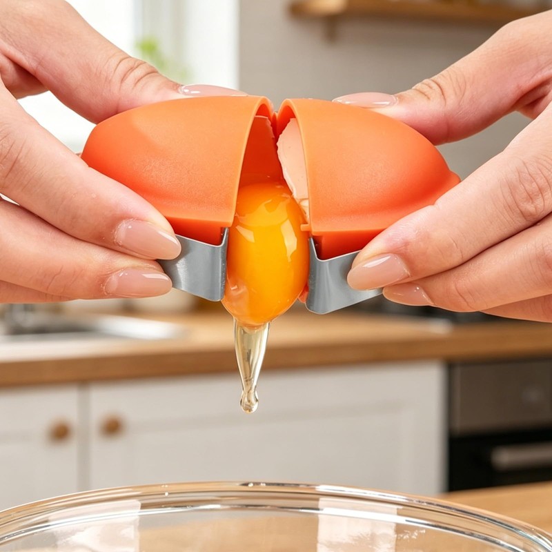 4-Piece Egg Cracker, Egg Shell Opener, Egg Cracker Tool, Kitchen