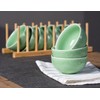 Seres Celadon Jade Green Porcelain Bowl embossed with Lucky Cloud,3