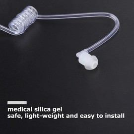 Topiky Pack of 10 Replacement Coil Tubes for Radios and for Walkie Talkie Earphones