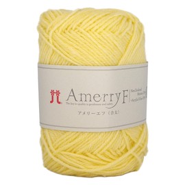 Hamanaka Yarn Amerry F Medium Weight, Color 502, Yellow Family, 1.06 Oz (30 g), Approx. 142 Yards (130 m), 2458