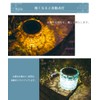 Kishima Igloo Solar Garden Light, Clear Blue, Size: Approx. φ3.5