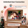 Uhale Digital Picture Frame 32GB Storage 10.1 Inch Wood WiFi