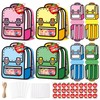 FoszaSzept Back to School 3D Cartoon Candy Bags, 36Pcs Cartoon
