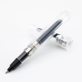 Monteverde MVP Liquid Rollerball Pen Diamond Clear - Medium Point - Compact & Versatile Mini Pocket Pen - Liquid Rollerball Technology - Cartridge & Eyedropper Fill