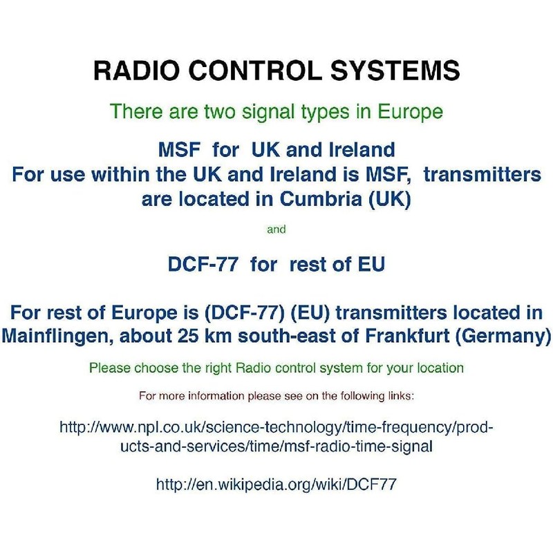 Youshiko Jumbo Large Radio Controlled Wall Clock (UK & Ireland