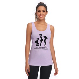 FANNOO Workout Tank Tops for Women-Womens Funny Saying Fitness Gym Lift Graphic Racerback Sleeveless Shirts