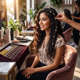 110 Piezas Puños de trenzado para el cabello, Accesorios Anillos Círculo trenzados para el cabello cuentas Dreadlocks anillos Anillos de para el Cabello Decoración