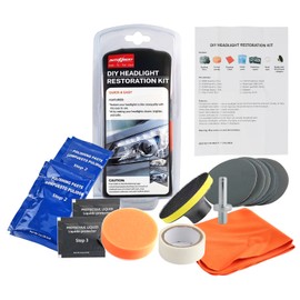 AUTOXBERT Car Headlight Restoration Kit Brightener Headlamp Scratch Repair Liquid Paste Light Lens Polisher Cleaning Paste Refurbish Tool