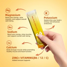 Beworths Electrolyte The Ultimate Volumizing Hydration Powder 30pcs 8 Key Electrolytes