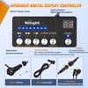 Nilight 49 Inch Emergency Strobe Light Strips with Controller Amber