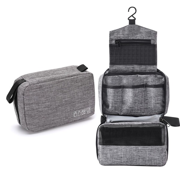 ZSMJAER Toiletry Bag with Hook, Men's and Women's Travel Bag,