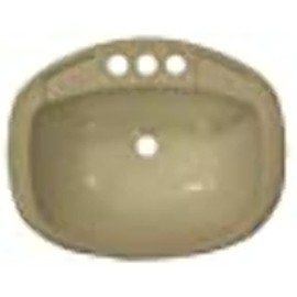 LaSalle Bristol LASALLE BRIS 17X20White Poly Oval Lavatory