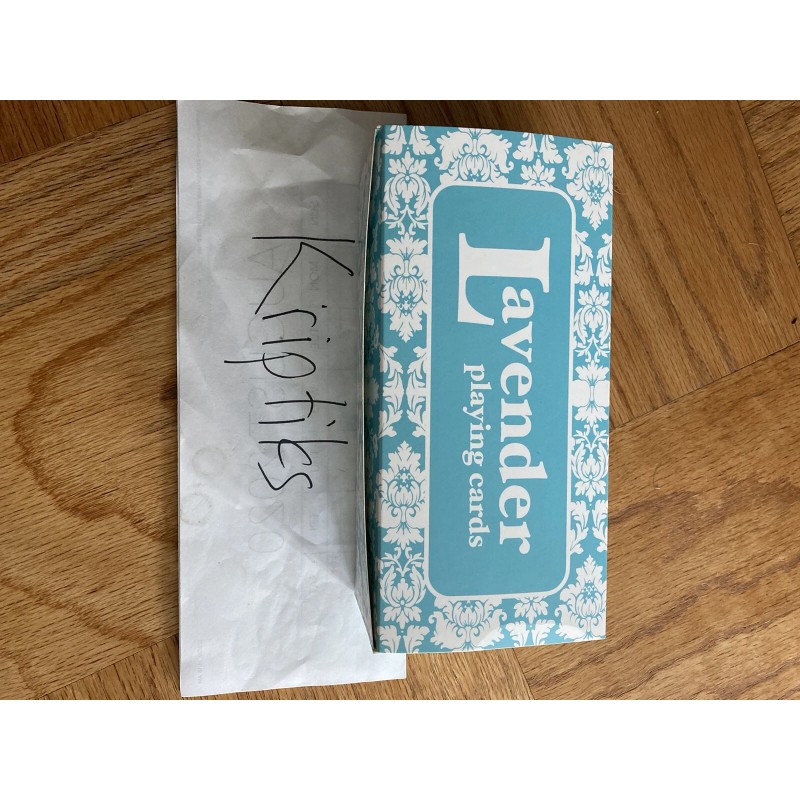 NEW 1 DECK Lavender Playing Cards Occupied Co LE 500