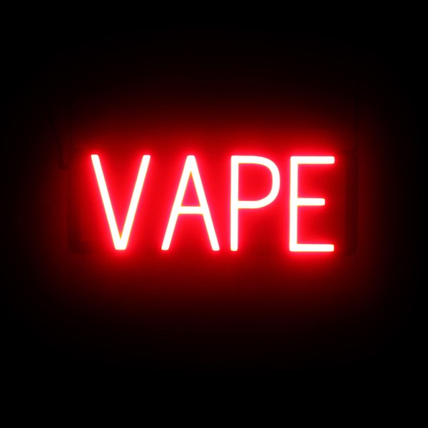 SpellBrite VAPE Sign | Smoke Shop-Related Sign with Neon Look,