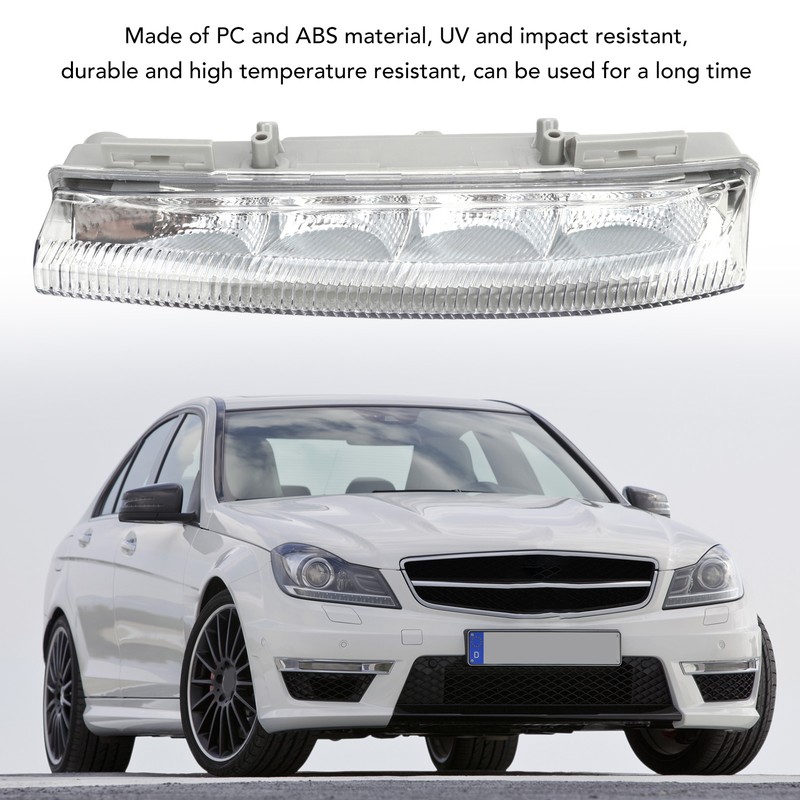 LED Fog Daytime Running Light A2049068900 Replacement for Benz C‑Class