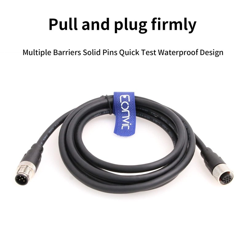 Eonvic Industrial M12 5 Pin Male to Female Aviation Sensor