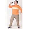 Party City Nari Character Research Department Orange Boy Cosplay, Men's,