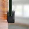 Black Frameless Mirror Mounting Hardware Kit Zinc Alloy Mirror Holders