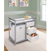Badger Basket Modern Baby Changing Table - Nursery Furniture with