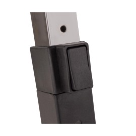 Seville Classics Airlift Height Adjustable Mobile Laptop Computer Desk Cart - Walnut with Adjustable Push Button