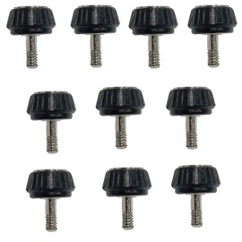 Pdflie APX APE 6000 Connector Locking Screw Hand Mic Retention Thumb Screws Lock Button for Motorola 2 Way Radio Speaker APX 7000 8000 XPR 6350 6550 7550 7550E DP4600 DGP6150 XIRP8260 HT1250(10Pack)