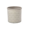Burgon & Ball Tuscany Ceramic Indoor Planter - Pale Grey,